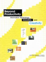 Tài liệu Beyond Productivity: Information, Technology, Innovation, and Creativity pdf