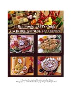 Tài liệu Indian Foods: AAPI’s Guide To Health, Nutrition, and Diabetes pptx