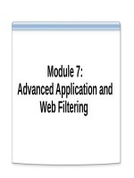 Tài liệu Module 7: Advanced Application and Web Filtering doc