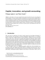 Tài liệu Capital, innovation, and growth accounting docx