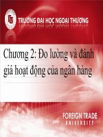 Tài liệu Đo lường và đánh giá hoạt động của ngân hàng doc