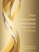 Tài liệu The English Language - From Sound to Sense docx