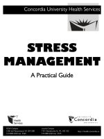 Tài liệu STRESS MANAGEMENT A PRACTICAL GUIDE ppt