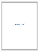 Tài liệu Bàn tay xinh doc