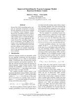 Tài liệu Báo cáo khoa học: 