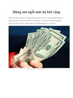 Tài liệu Đừng mơ ngồi mát ăn bát vàng pot