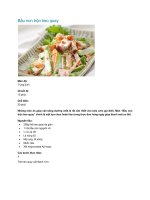 Tài liệu Bầu non trộn heo quay doc