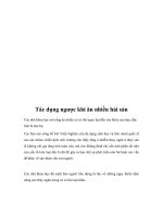 Tài liệu Tác dụng ngược khi ăn nhiều hải sản pptx