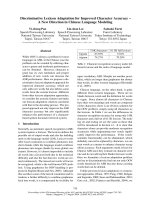 Tài liệu Báo cáo khoa học: 