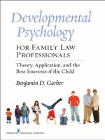 Tài liệu Developmental Psychology for Family Law Professionals docx