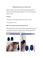 Tài liệu Móng hình răng cưa cho cô nàng cá tính pdf