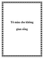 Tài liệu Tô màu cho không gian sống doc