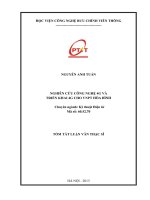 Nghiên cứu công nghệ 4g và triển khai 4g cho VNPT hòa bình