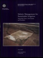 Tài liệu salinity management for sustainable irrigation integrating science pdf