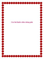 Tài liệu Các bài thuốc chữa chứng phù. pptx