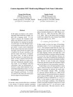 Tài liệu Báo cáo khoa học: 