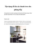 Tài liệu Tận dụng tối đa các thanh treo cho phòng bếp potx