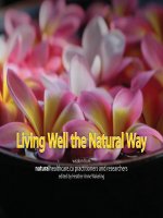 Tài liệu Living well the natural way docx