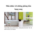 Tài liệu Mãn nhãn với những phòng tắm hạng sang docx