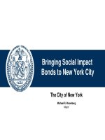 Tài liệu Bringing Social Impact Bonds to New York City: The City of New York pdf