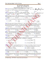 Luyện Thi Đại Học Vật Lý có đáp án giải chi tiết- đề 7