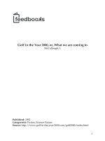 Tài liệu Golf in the Year 2000, or, What we are coming to pdf