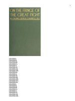 Tài liệu On the Fringe of the Great Fight ppt