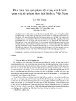 Dấu hiệu hậu quả phạm tội trong mặt khách quan của tội phạm theo luật hình sự việt nam