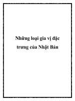 Tài liệu Những loại gia vị đặc trưng của Nhật Bản pot