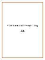 Tài liệu Vươt thử thách để 