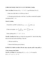 Tài liệu Đề Thi Thử Tốt Nghiệp Toán 2013 - Phần 9 - Đề 11 ppt