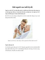 Tài liệu Khi người cao tuổi bị sốt pdf