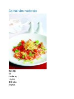 Tài liệu Cá hồi tẩm nước táo pptx