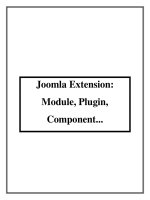 Tài liệu Joomla Extension: Module, Plugin, Component... pptx