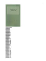 Tài liệu Manual of Surgery ppt