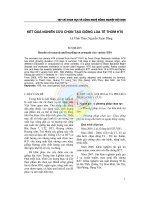 Tài liệu KẾT QUẢ NGHIÊN CỨU CHỌN LỌC GIỐNG LÚA TẺ THƠM HT6 docx