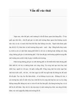 Tài liệu Vấn đề rác thải pptx