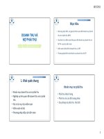 Tài liệu Doanh thu và nợ phải thu ppt