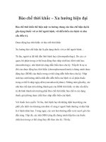 Tài liệu Bào chế thời khắc – Xu hướng hiện đại pdf