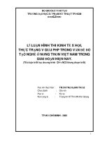 Tài liệu Tiểu luận:Lý luận hình thái kinh tế xã hội.Thực trạng và giải pháp pdf