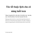 Tài liệu Tóc tết buộc lệch cho cô nàng tuổi teen doc