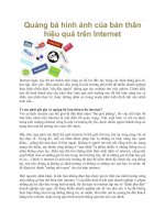 Tài liệu Quảng bá hình ảnh của bản thân hiệu quả trên Internet pdf