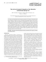 THÀNH PHẦN hợp CHẤT AXÍT béo và CAROTENOID của gấc   fatty acid and carotenoid composition of gac (momordica cochinchinensisspreng) fruit