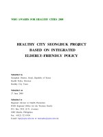 Tài liệu HEALTHY CITY SEONGBUK PROJECT BASED ON INTEGRATED ELDERLY-FRIENDLY POLICY docx