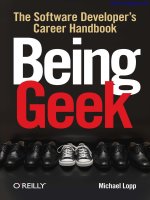 Tài liệu Being Geek: The Software Developer''''s Career Handbook pptx