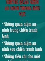 Tài liệu NHỮNG QUAN NIỆM AN NINH TRONG KHU VỰC pot