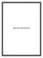 Tài liệu HOẠ SĨ CỒ THANH ĐAM pptx
