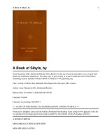 Tài liệu A Book of Sibyls Miss Barbauld, Miss Edgeworth, Mrs Opie, Miss Austen pptx