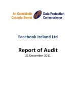 Tài liệu Report of Audit 21 December 2011 doc