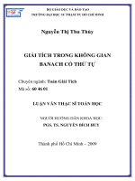 giải tích trong không gian banach có thứ tự